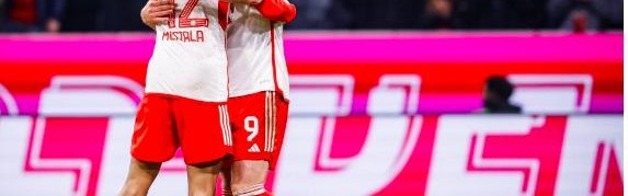  穆西亚拉双响助拜仁逆转战胜柏林联合  